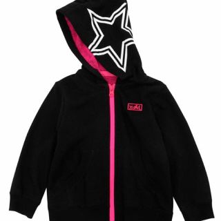 エックスガールステージス(X-girl Stages)のX-girl Stages NEON-LOOP ZIP HOODIE(ジャケット/上着)