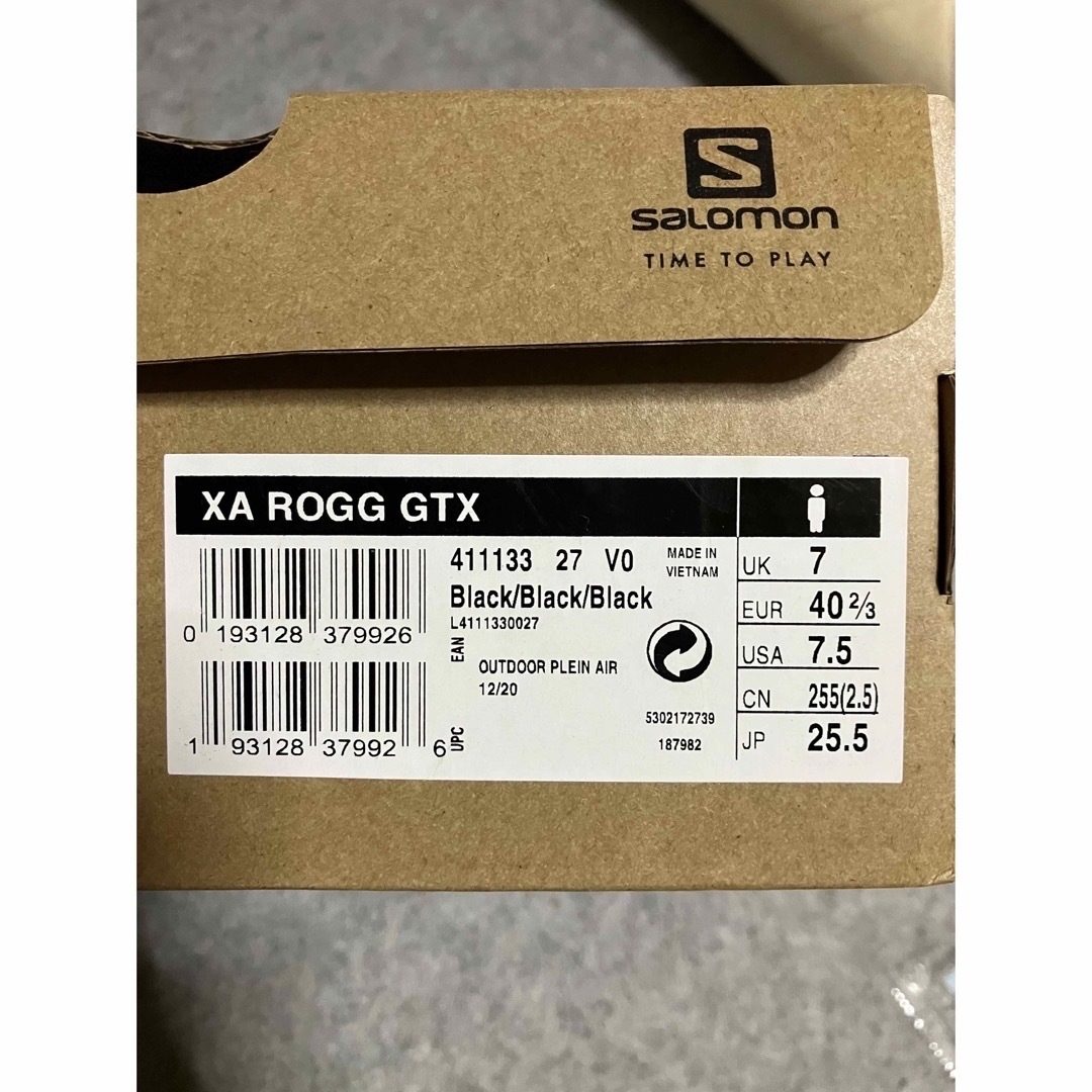 SALOMON(サロモン)のサロモン XA ROGG GTX 25.5㎝ 未使用品 メンズの靴/シューズ(スニーカー)の商品写真