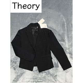 セオリー(theory)の新品タグ付き Theory セオリー テーラードジャケット コットン XS 0(テーラードジャケット)