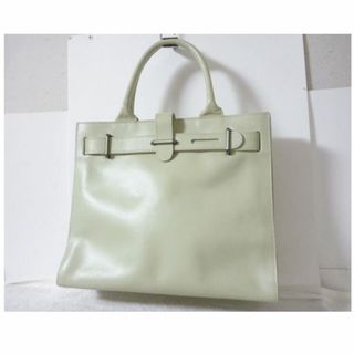 フルラ(Furla)の美品　フルラ　FURLA　レザー　エメラルドグリーン系　トート　ハンド　バッグ(ハンドバッグ)