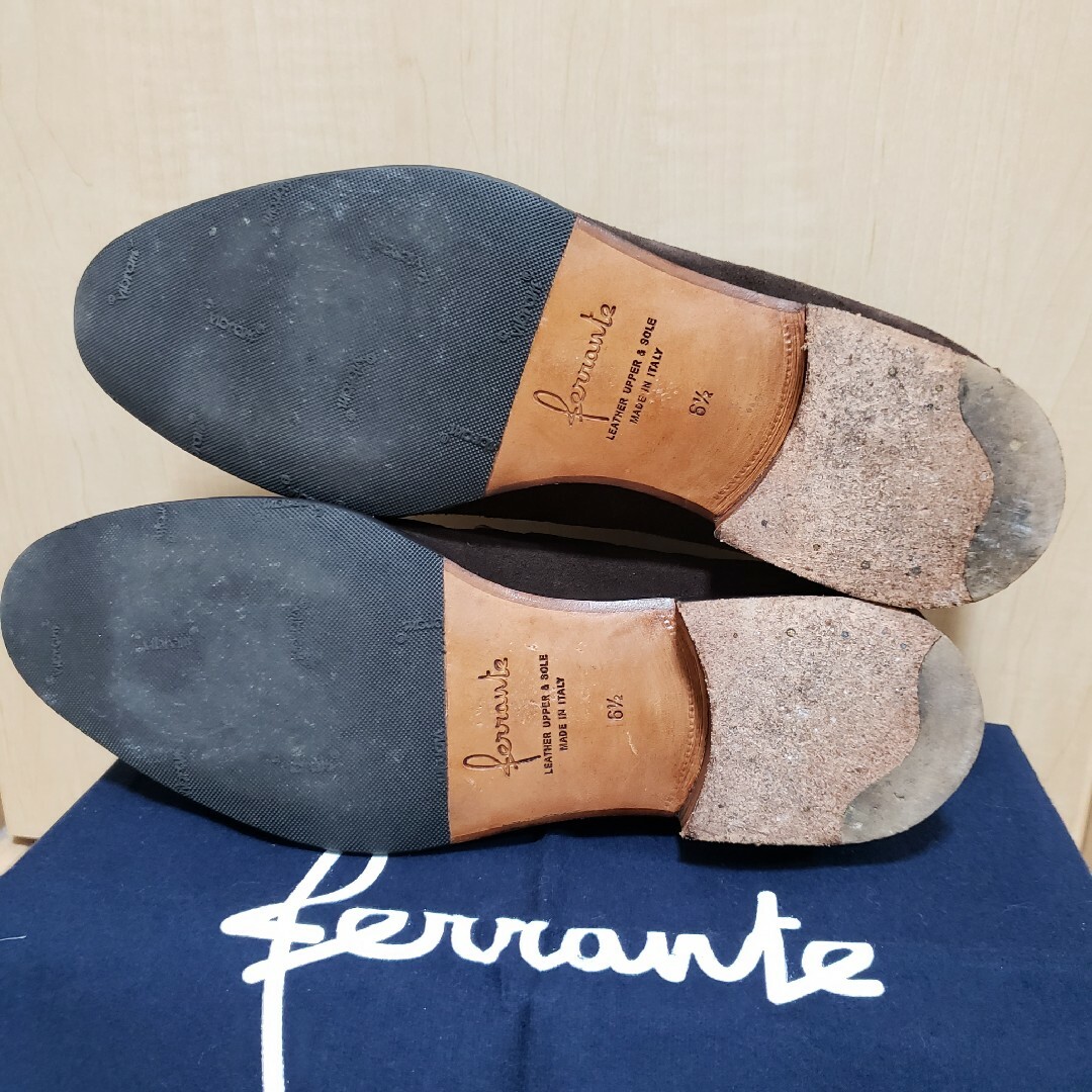 FERRANTE(フェランテ)の良品/ferrante/フェランテ/スエードタッセルローファーレザーソール メンズの靴/シューズ(ドレス/ビジネス)の商品写真