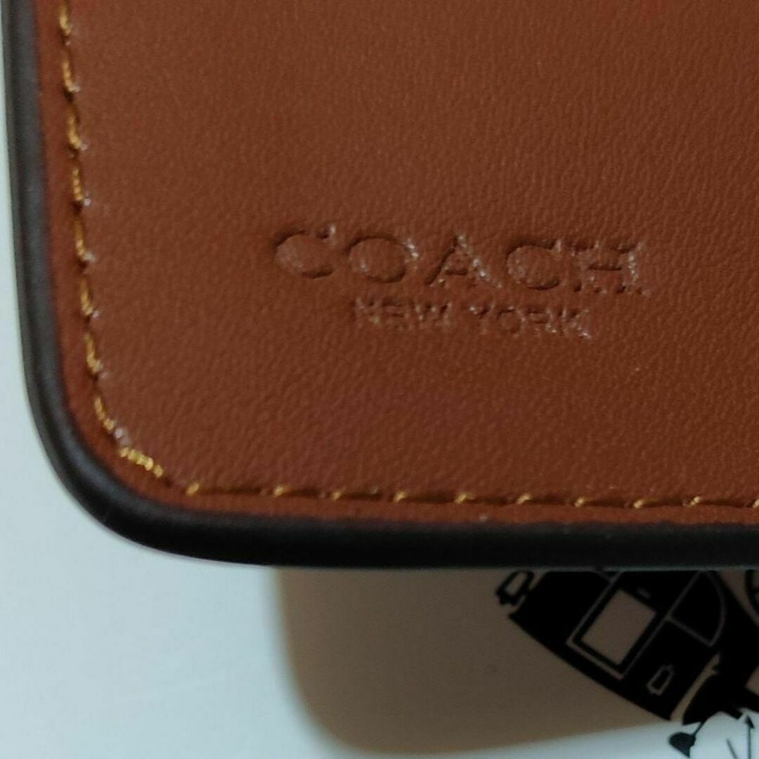 ⏹️未使用⏹️コーチ COACH 0082 二折財布 チョーク／ホワイト