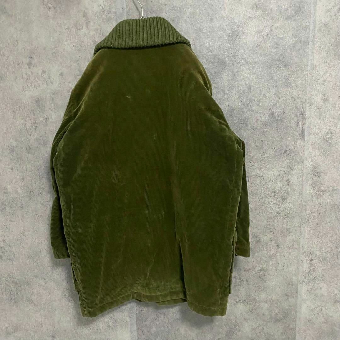 80S マックレガー コーデュロイ ジャケット メンズM 古着 深緑 個性派