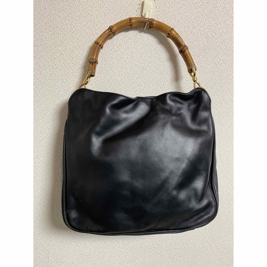 Gucciグッチバンブートートバッグハンド ショルダー付-