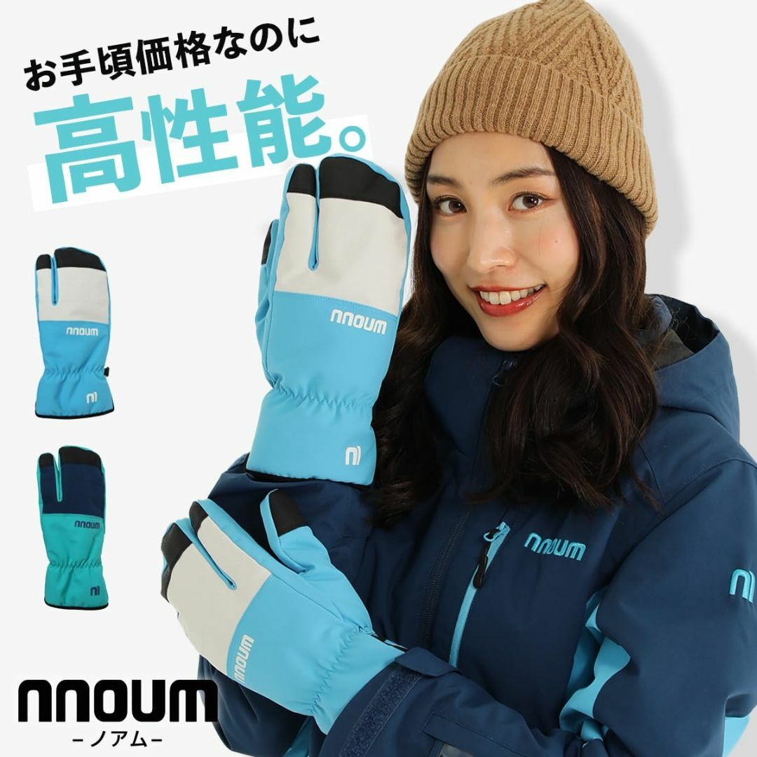 スキーグローブ レディース 手袋 ハイブランドと同工場で安心の品質 NNOUM 1