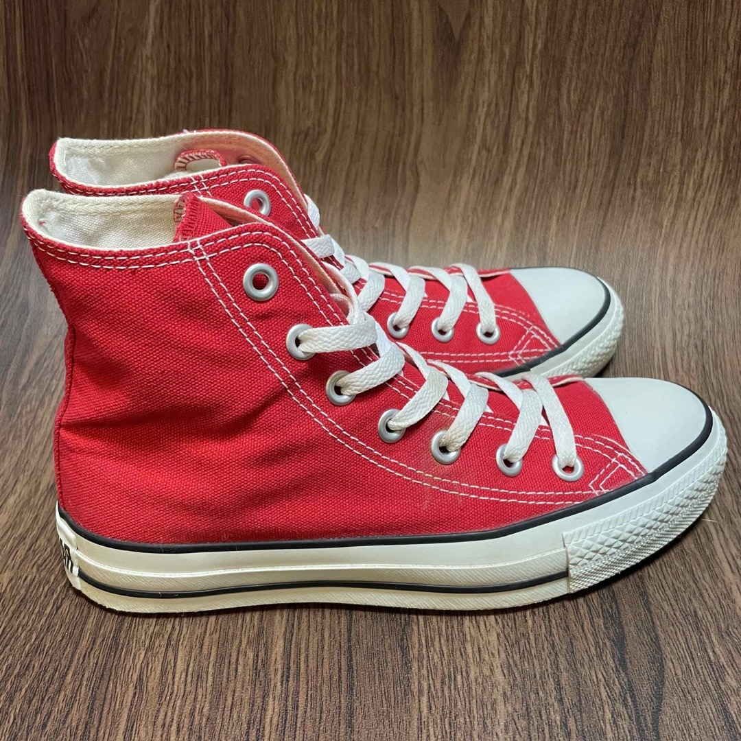 CONVERSE(コンバース)のコンバース　スニーカー キャンバス オールスター HI (定番) レッド　23㎝ レディースの靴/シューズ(スニーカー)の商品写真