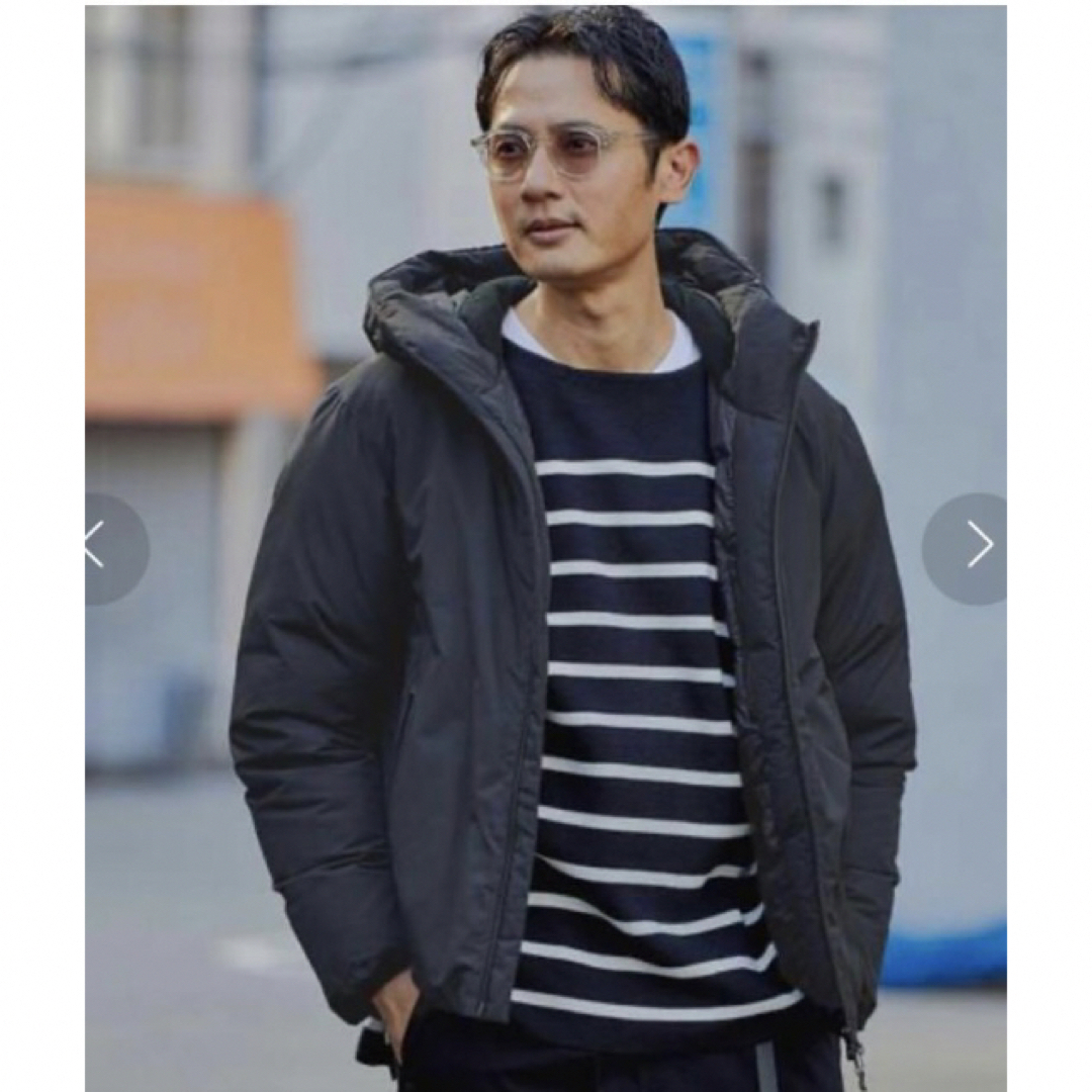 UNITED ARROWS green label relaxing(ユナイテッドアローズグリーンレーベルリラクシング)のgreen label relaxing フードダウンブルゾン BIWATEX メンズのジャケット/アウター(ダウンジャケット)の商品写真