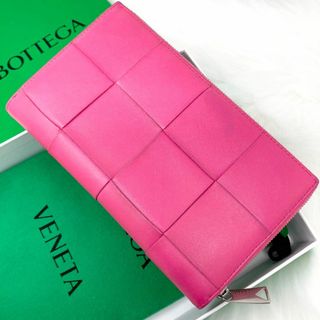 ボッテガヴェネタ(Bottega Veneta)の現行✨極美品 ボッテガ 長財布 ラウンド カセット イントレ レザー RFID(財布)