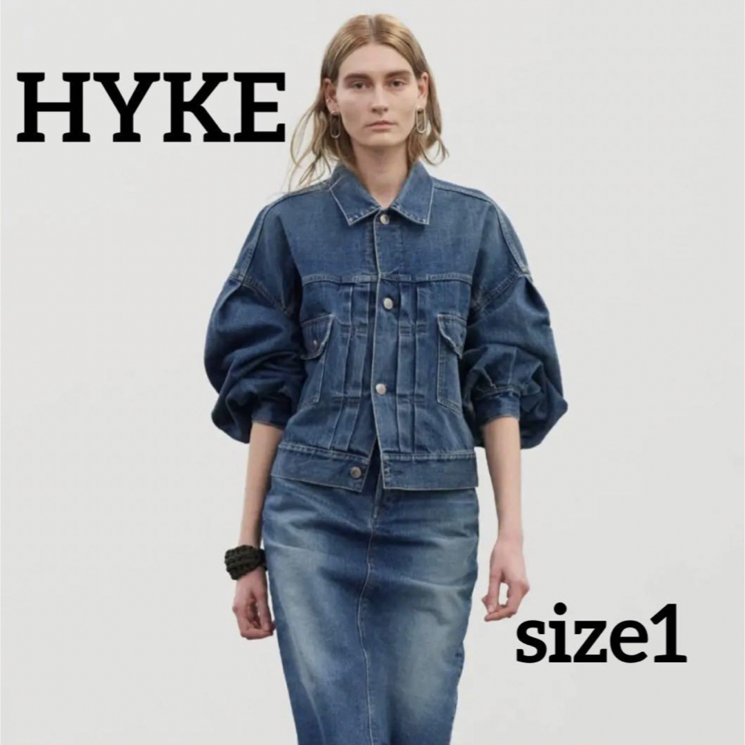 HYKE - HYKE ハイク BALLOON SLEEVE DENIM JACKETの通販 by りーぬの