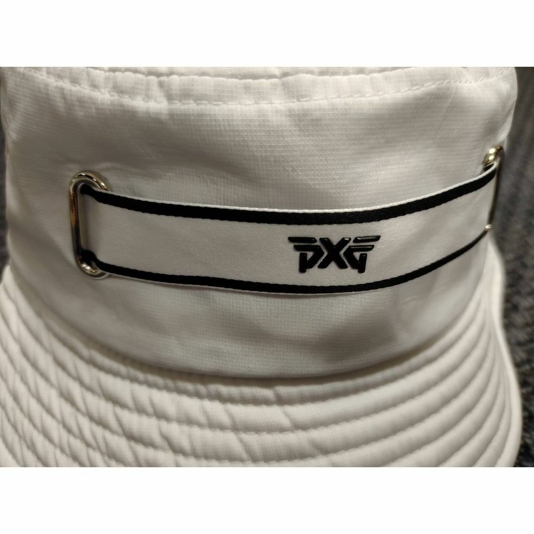 PXG ピーエックスジーバケットハット ゴルフキャップ 帽子 ホワイトの