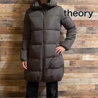 theory - 極美品 セオリー ダウンコート ダウンダッフル ダブルジップ ...