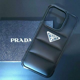 プラダ(PRADA)の新品【最安値】大人気PRADA プラダ iPhone14Pro　ケース ブラック(iPhoneケース)