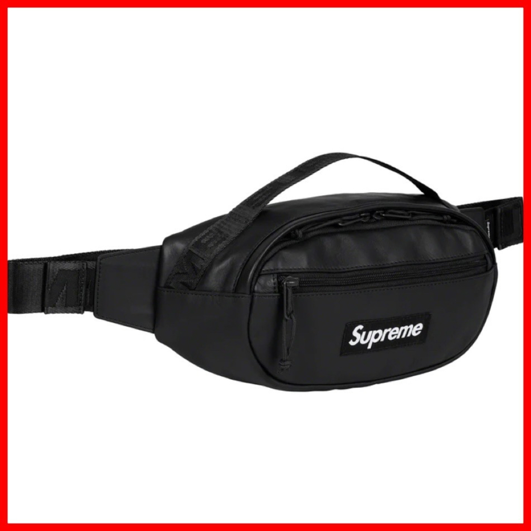 Supreme Leather Waist Bag