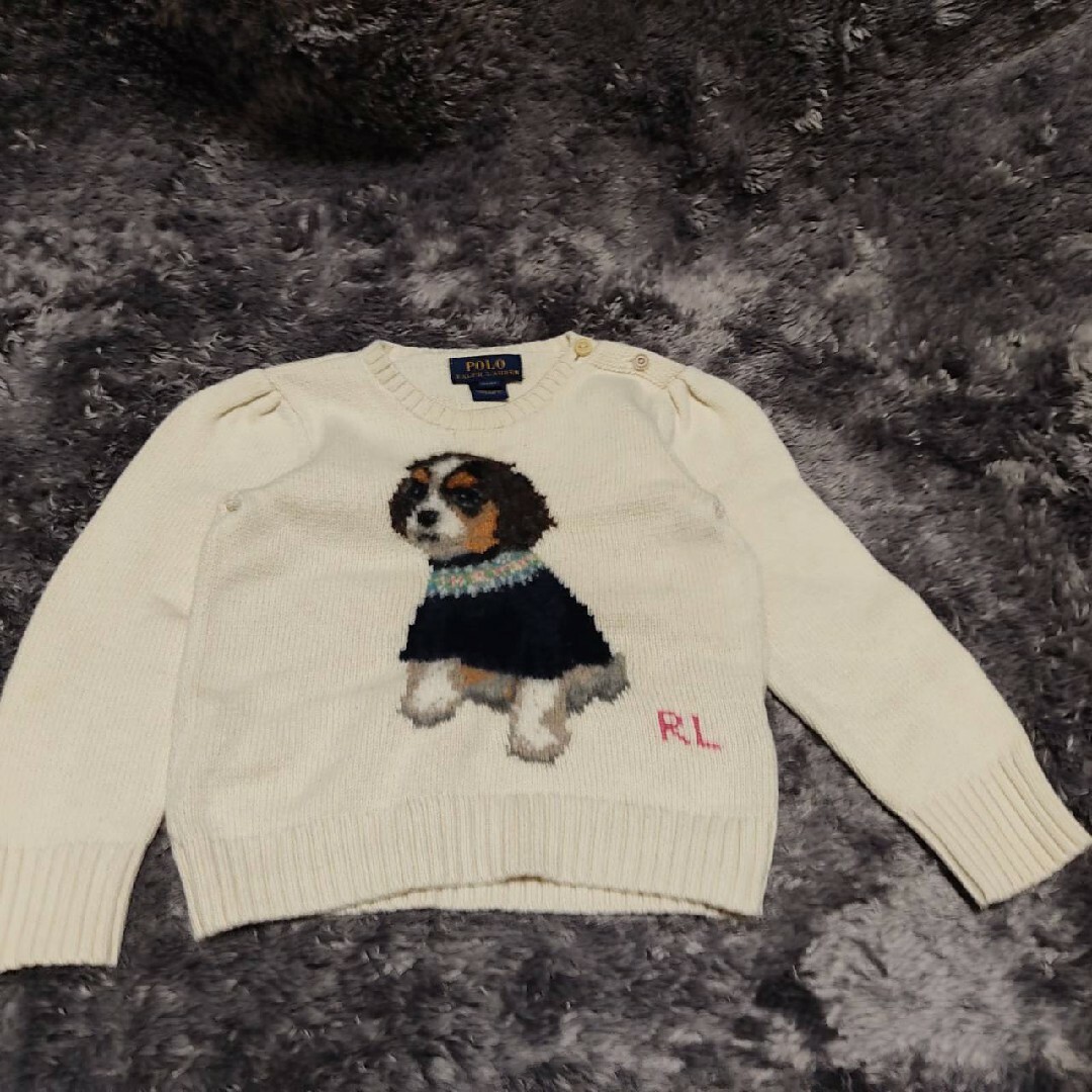 POLO RALPH LAUREN - ポロラルフローレン ニットセーター 犬柄の通販