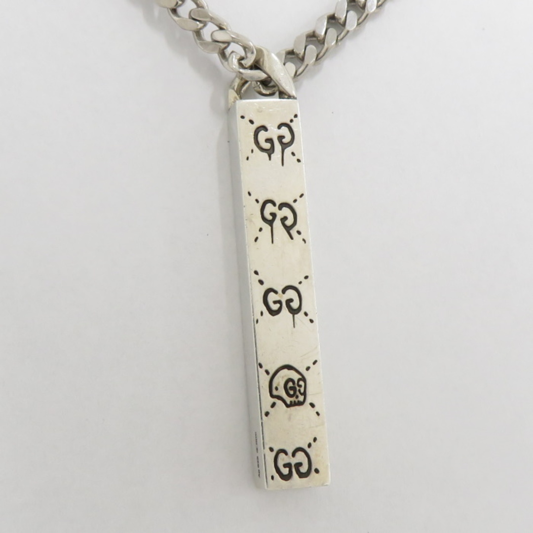 Gucci - GUCCI ゴースト バー ネックレス SV925 シルバーの通販 by