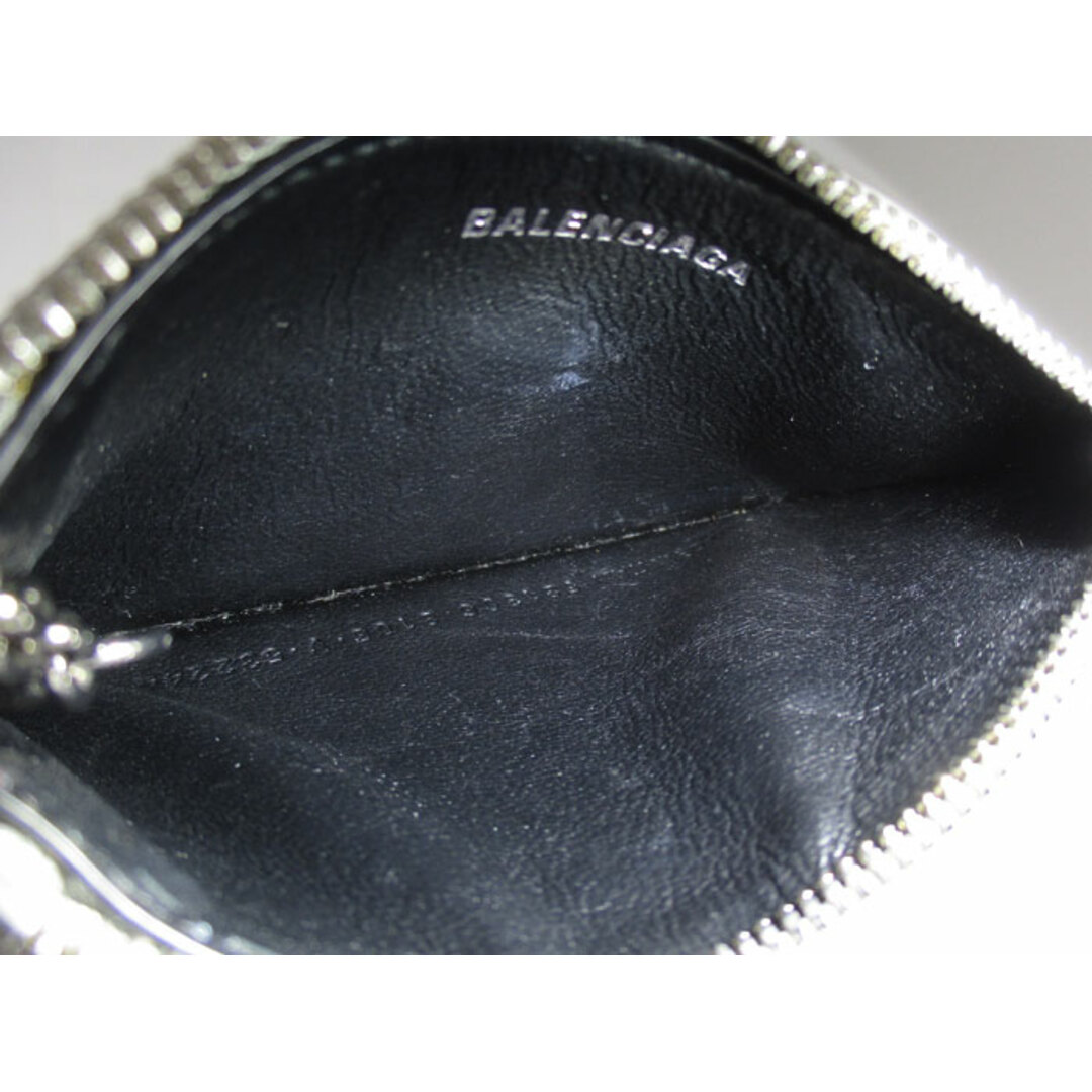 Balenciaga(バレンシアガ)のBALENCIAGA キーリング付き コインケース 小銭入れ レザー ラメ レディースのファッション小物(コインケース)の商品写真