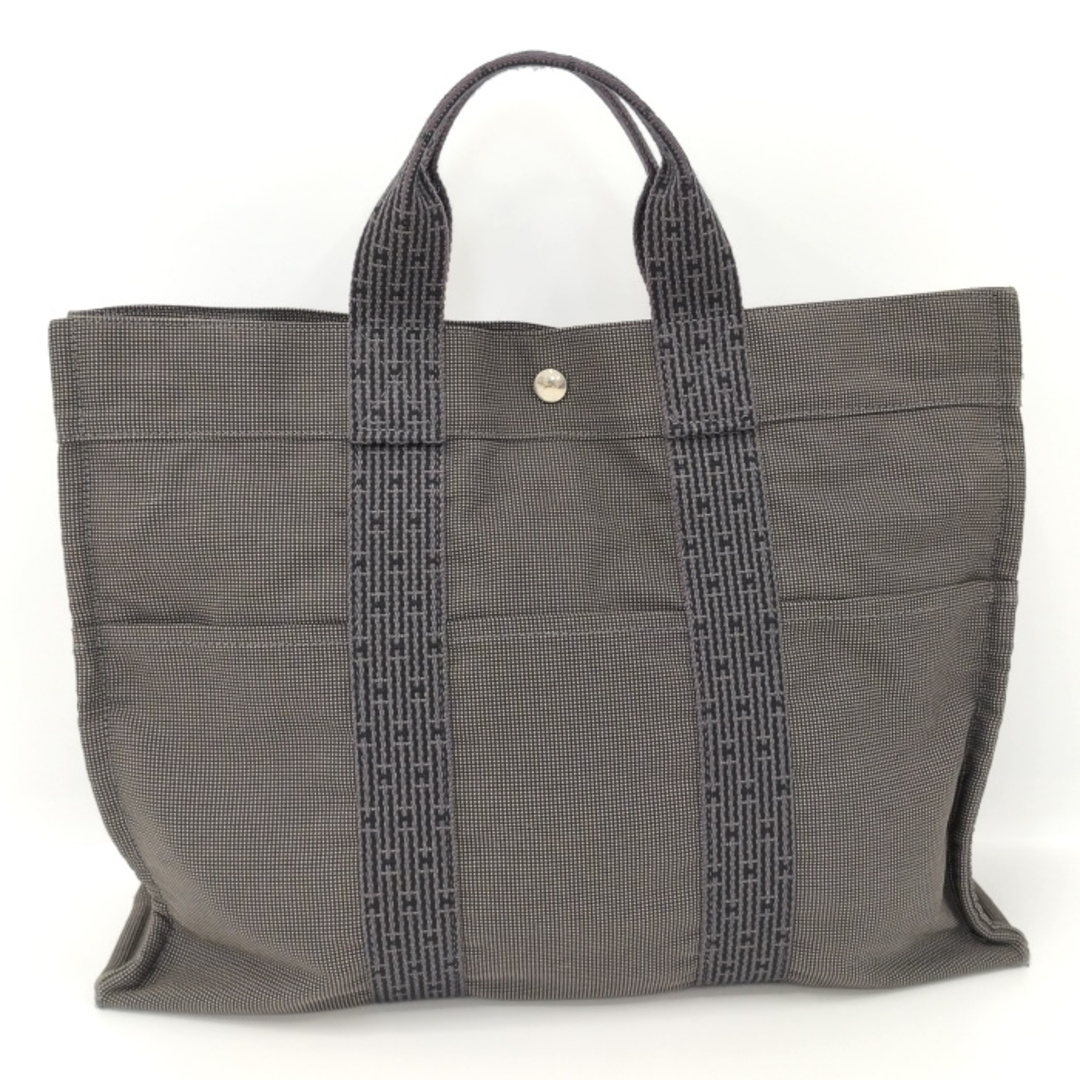 Hermes - HERMES トートバッグ エールライン トート MM キャンバス