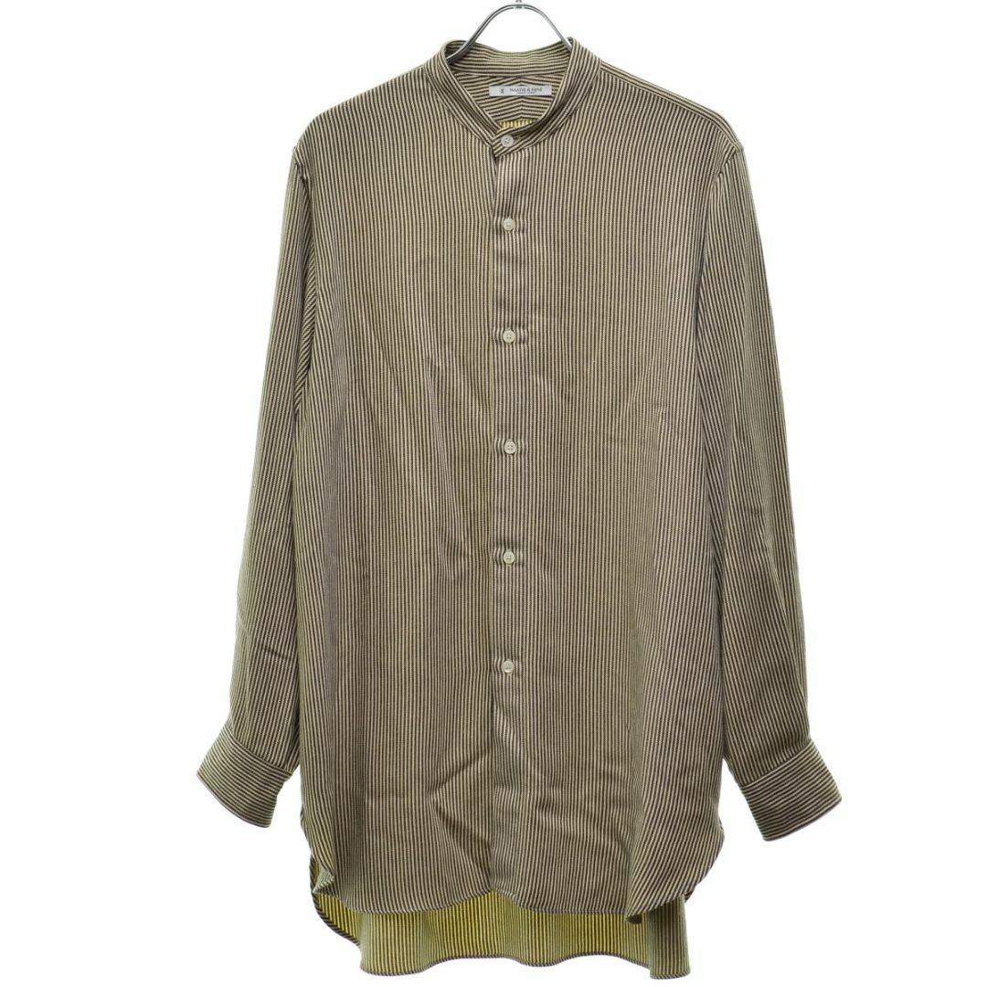 【MAATEE&SONS】23SS BAND COLLAR SHIRTS