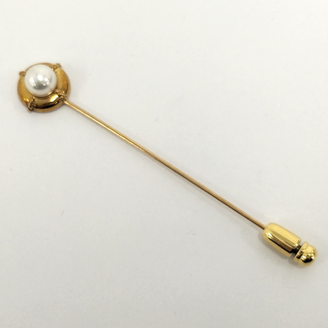MIKIMOTO ピン ブローチ パール 台のみ 750 K18 ゴールドの通販 by