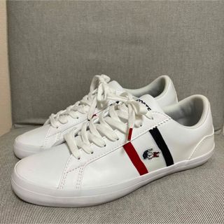 ラコステ(LACOSTE)の美品　ラコステ　スニーカー　UK6 25cm 箱あり(スニーカー)