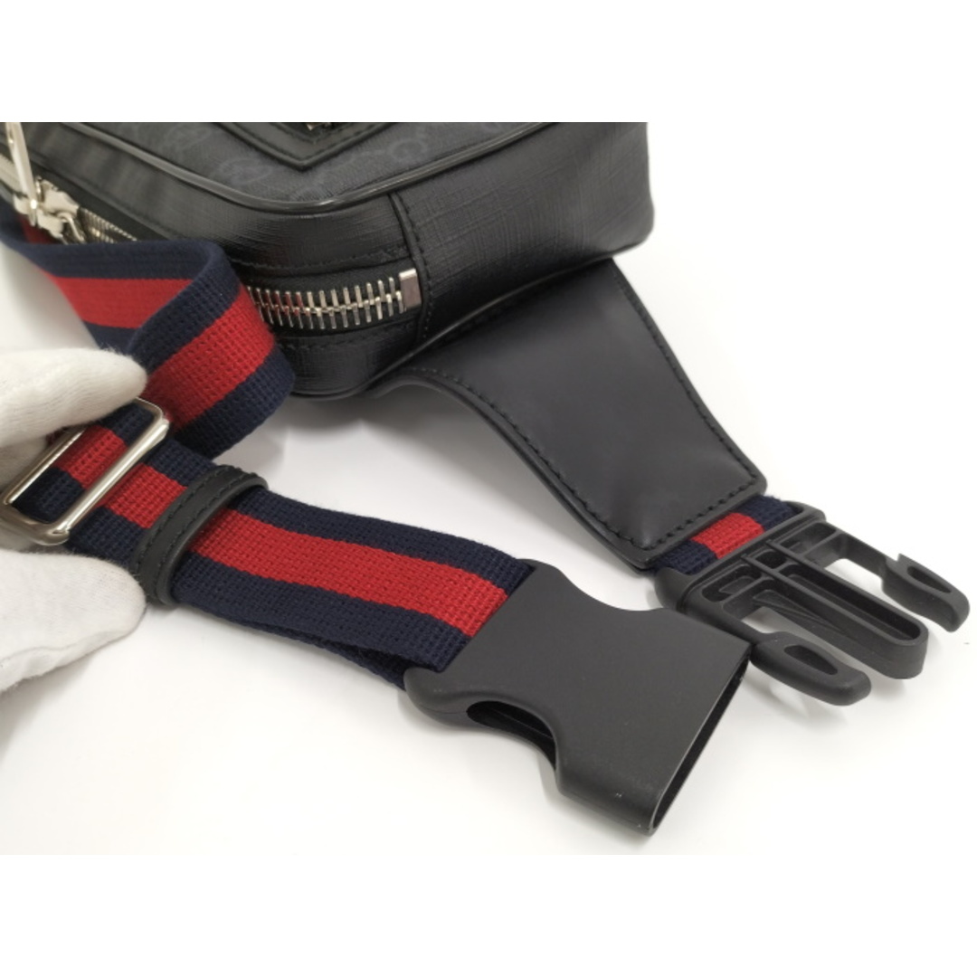 GUCCI - GUCCI ウエストバッグ ボディバッグ GGスプリーム PVC GUCCI - GUCCI ウエストバッグ ボディバッグ GGスプリーム PVC