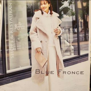 BLUE FRONCE【ROBE/ローブ】アウター　コート　ジャケット　ブルー