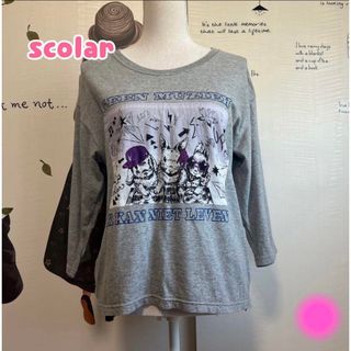 スカラー(ScoLar)の◎118 スカラー グレー うさぎ(Tシャツ(長袖/七分))