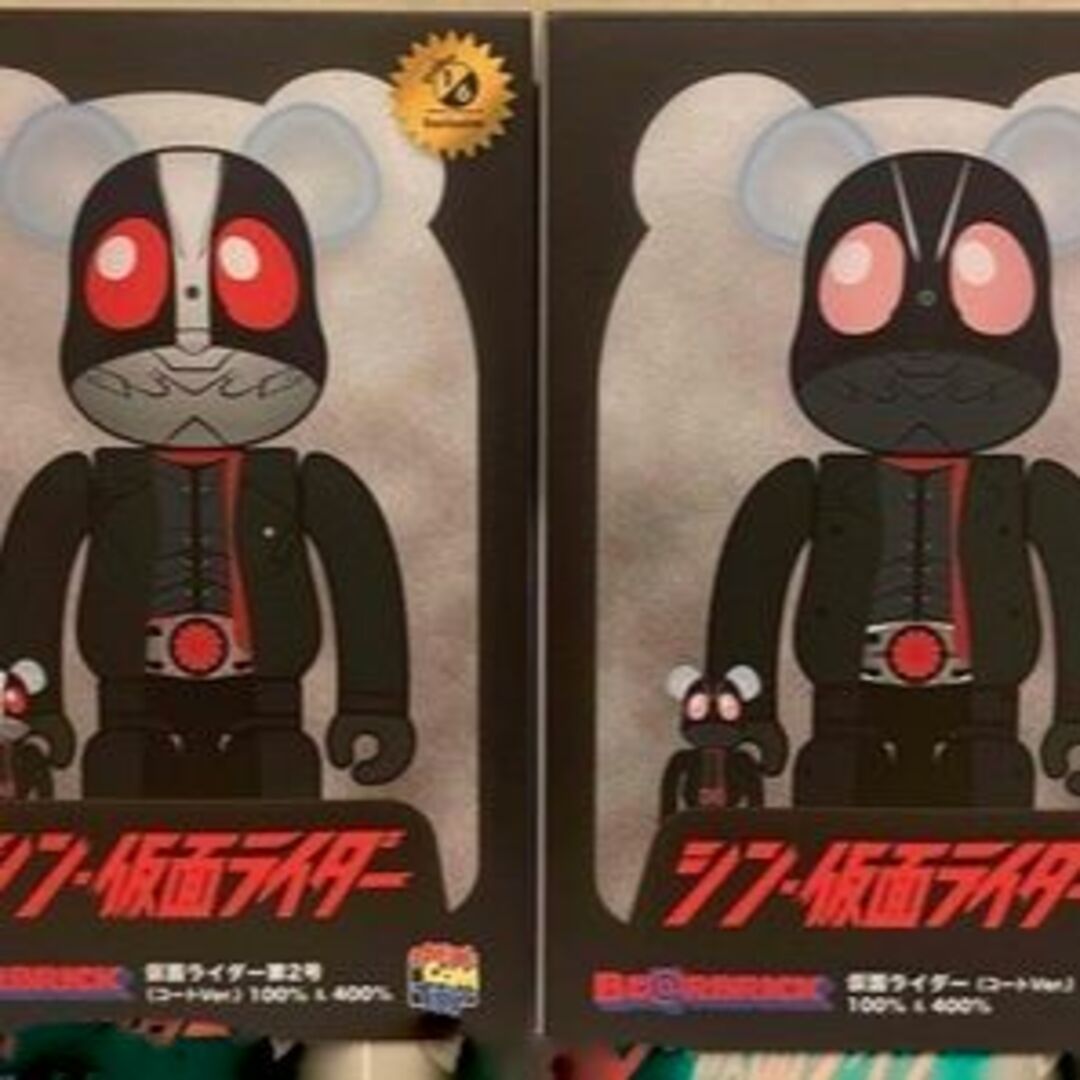 BE@RBRICK シン・仮面ライダー100% u0026 400% 2体セット-