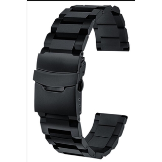 Minaori 腕時計 ベルト 22mm ブラック(腕時計(デジタル))