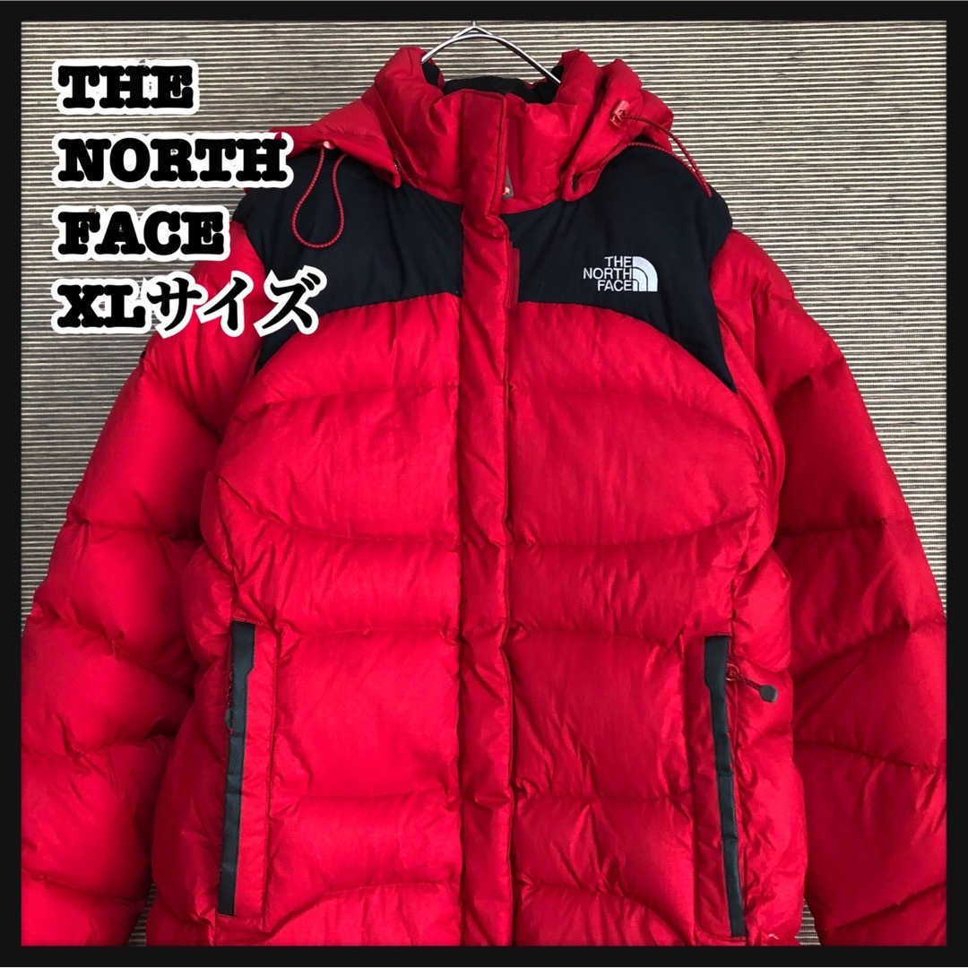 THE NORTH FACE - ノースフェイス】ダウンジャケット800赤黒 サミット