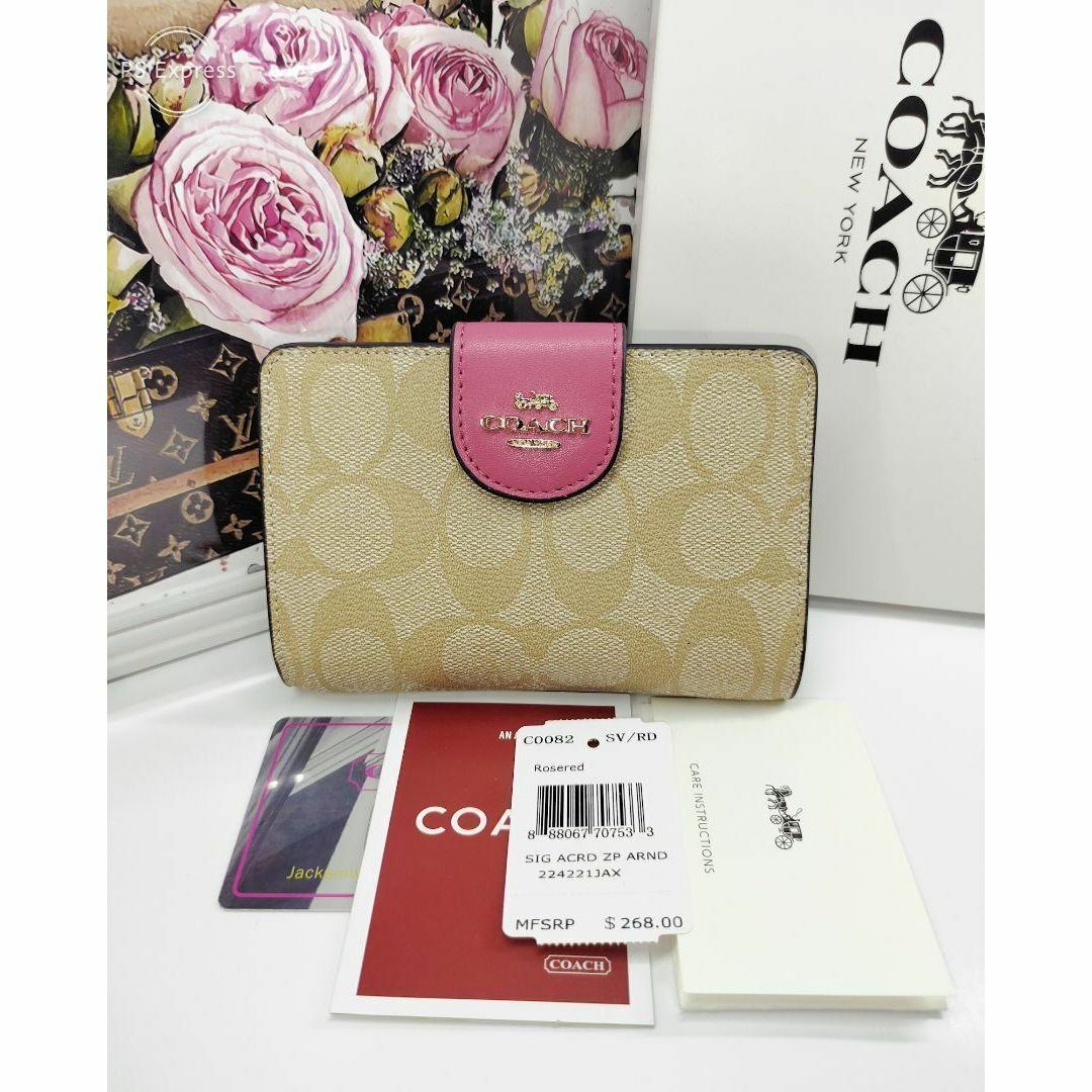 COACH - ⏹️未使用・新品⏹️0082 COACH コーチ 折り財布