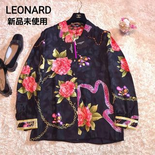 値下げ中、LEONARD、レオナール、夏、花柄、新品、未使用、おしゃれ、人気