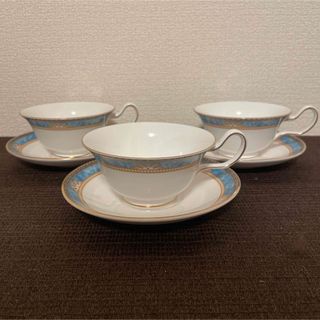 ウェッジウッド(WEDGWOOD)のウェッジウッド　カーゾン　ピオニー　カップ&ソーサー(グラス/カップ)