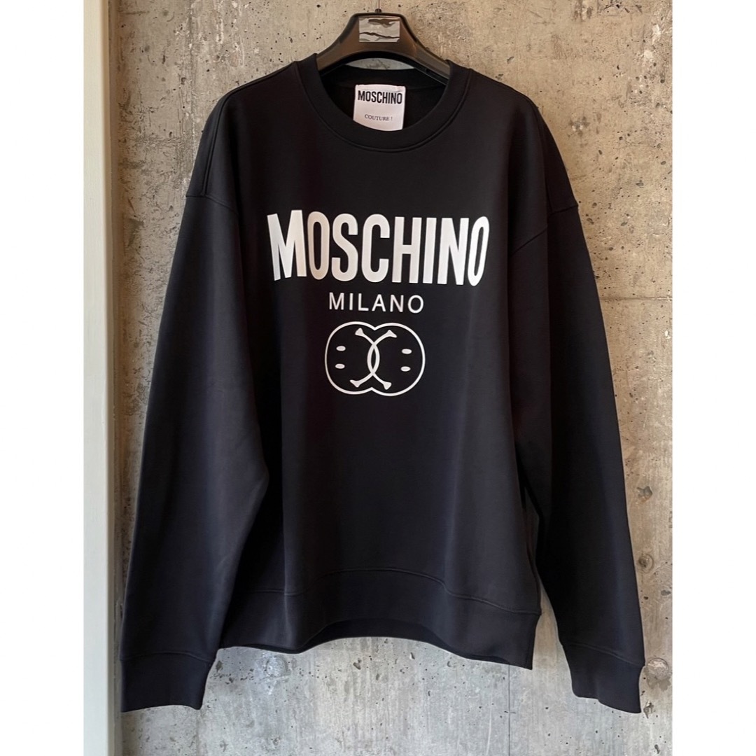 MOSCHINO モスキーノ スウェット トレーナー ブラック 52