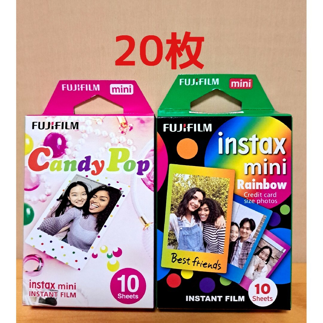 チェキ フィルム instax mini インスタックスミニ 20枚 新品未使用 | フリマアプリ ラクマ