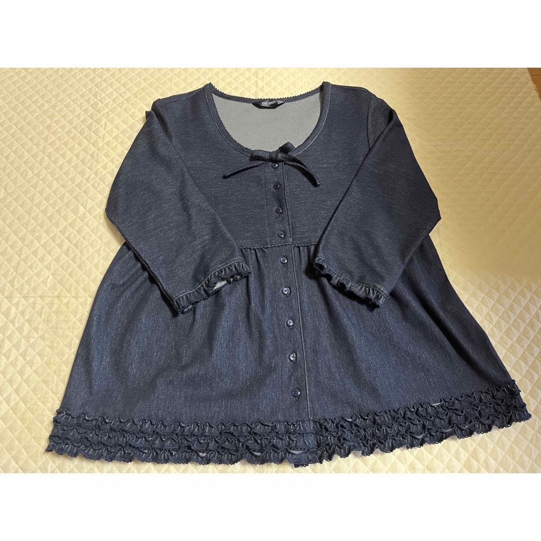 ピンクハウス カットソーチュニックブラウス-