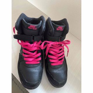 ナイキ(NIKE)の早い者勝ち！NIKE◆AIR FEATHER HIGH /ブラックレザー(スニーカー)