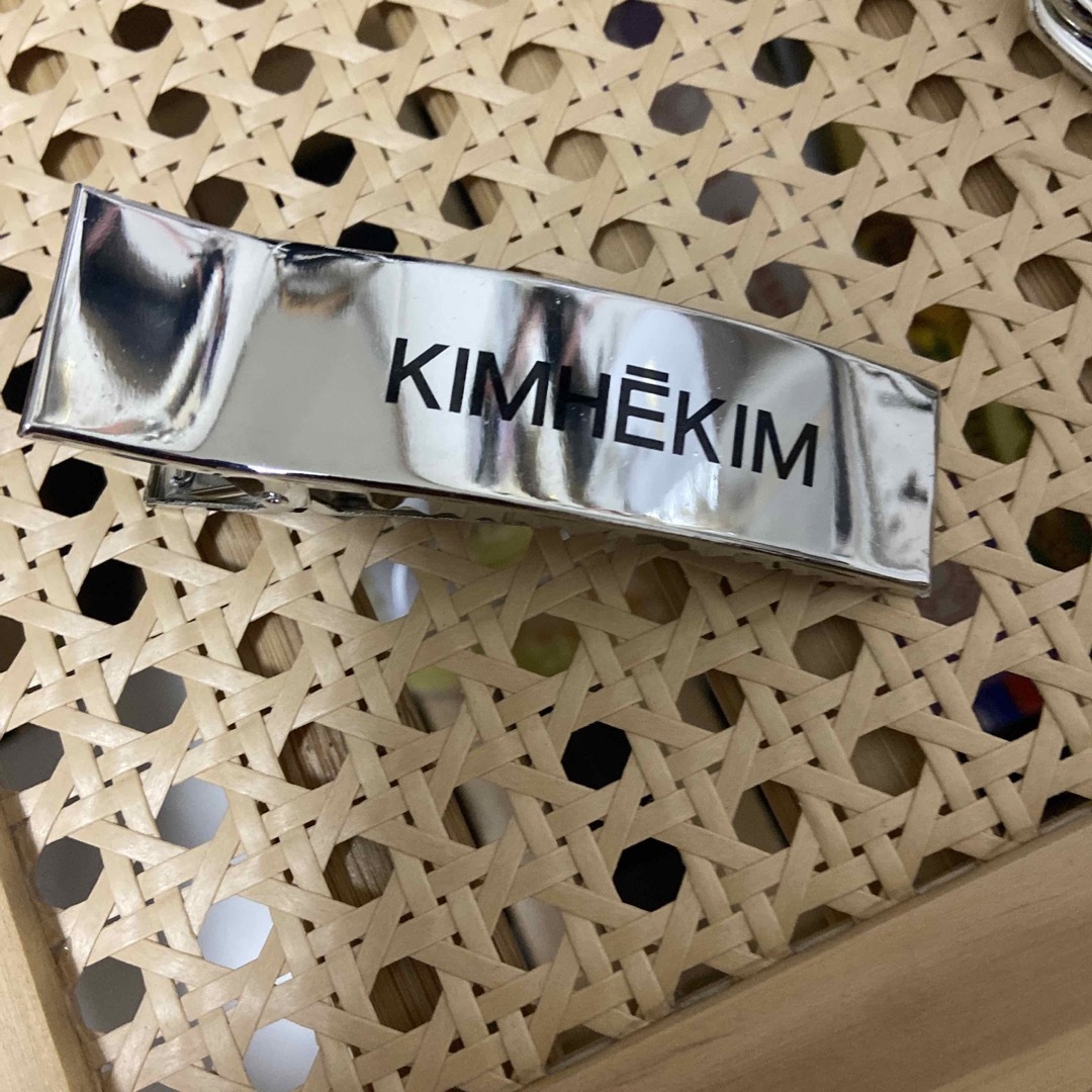 KIMHEKIM ヘアクリップ　ラージ　ロゴクリップ