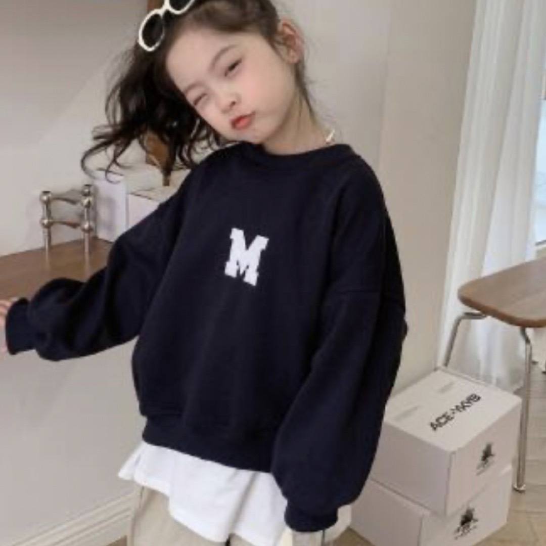 ZARA(ザラ)の韓国子供服　トレーナー　スウェット キッズ/ベビー/マタニティのキッズ服女の子用(90cm~)(ニット)の商品写真