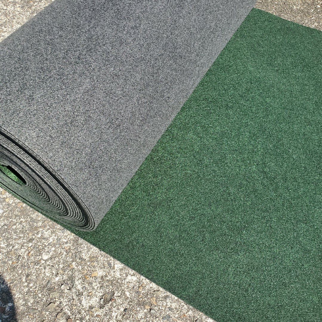 【新品】防草シート不織布(グリーン)　巾1m×27m 厚み4 9