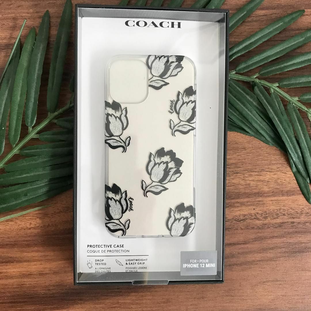 新品★COACH コーチ 花柄2 iPhone12 mini 日本未発売