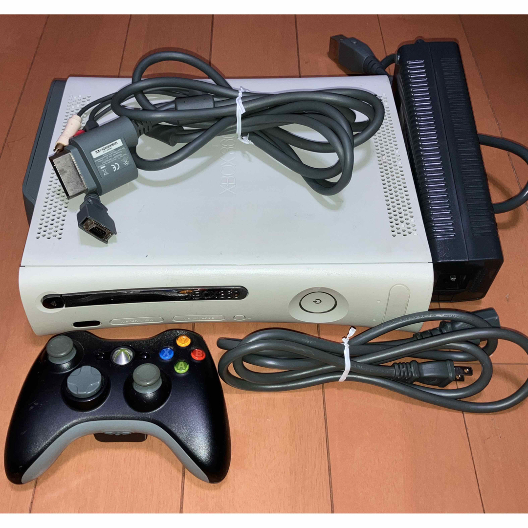 XBOX360 本体セット 20GB ※本体に欠け、ヒビあり ※動作良好 | フリマアプリ ラクマ