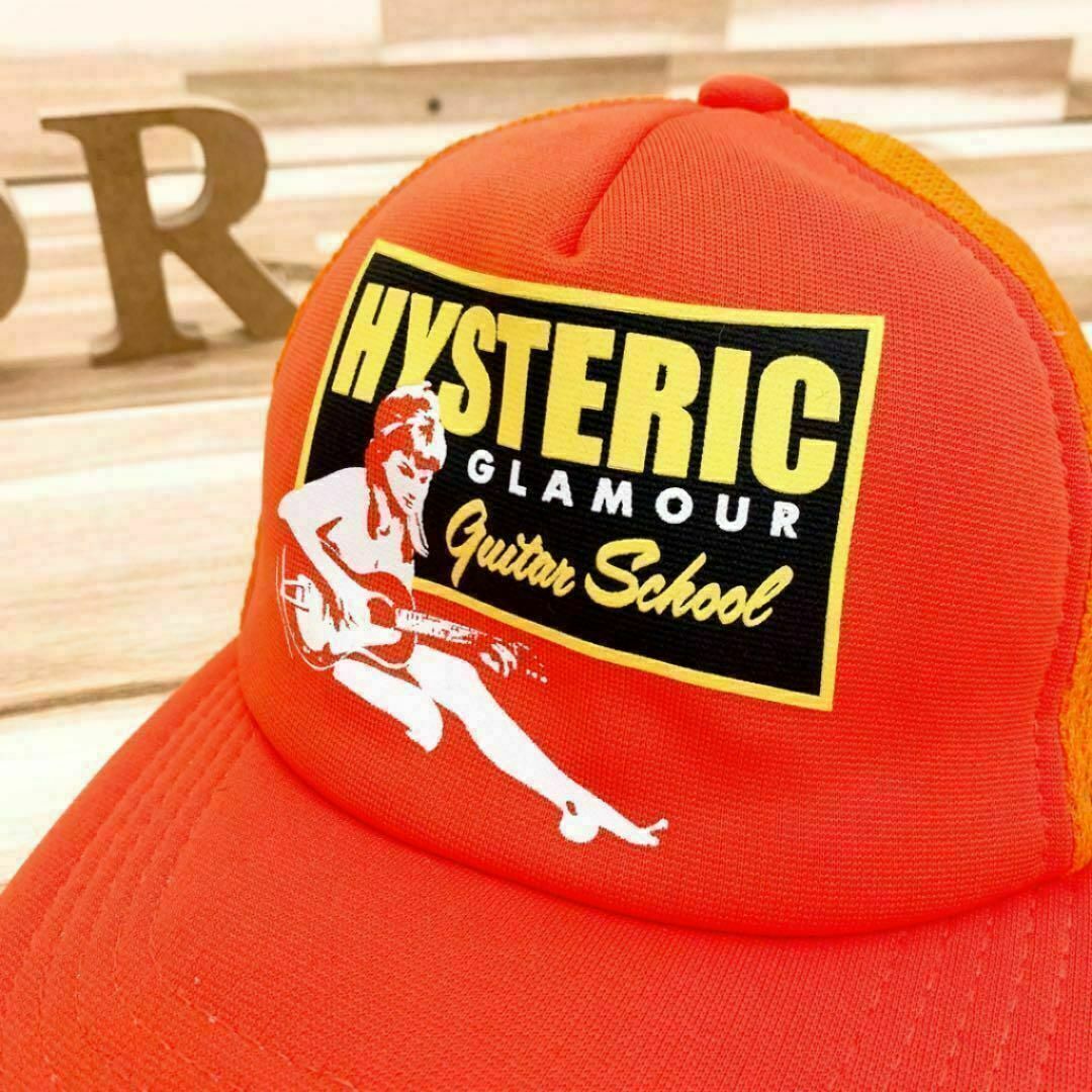 HYSTERIC GLAMOUR キャップ メッシュ ガールプリント ヒスガール