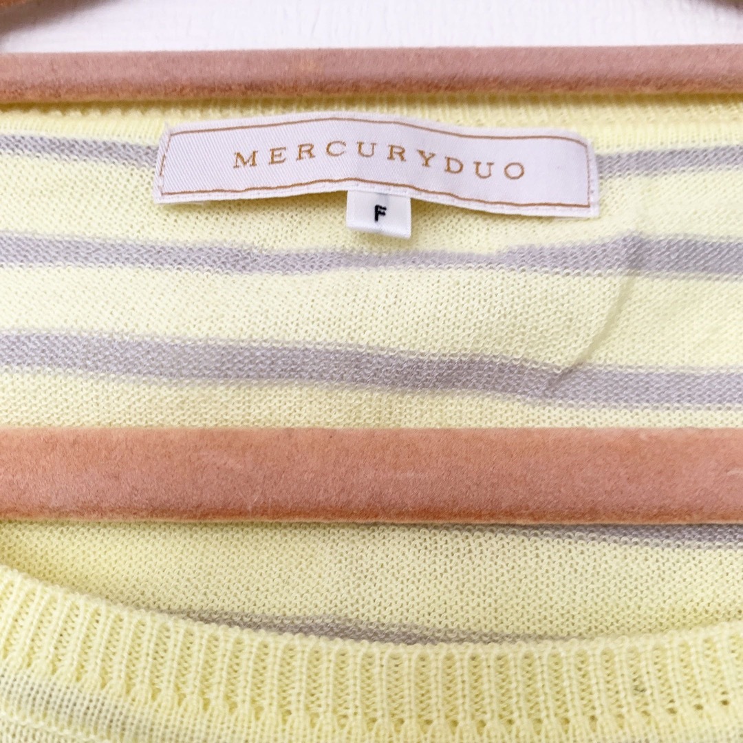 MERCURYDUO(マーキュリーデュオ)のused★美品 MERCURYDUOマーキュリーデュオ　ボーダーニット レディースのトップス(ニット/セーター)の商品写真