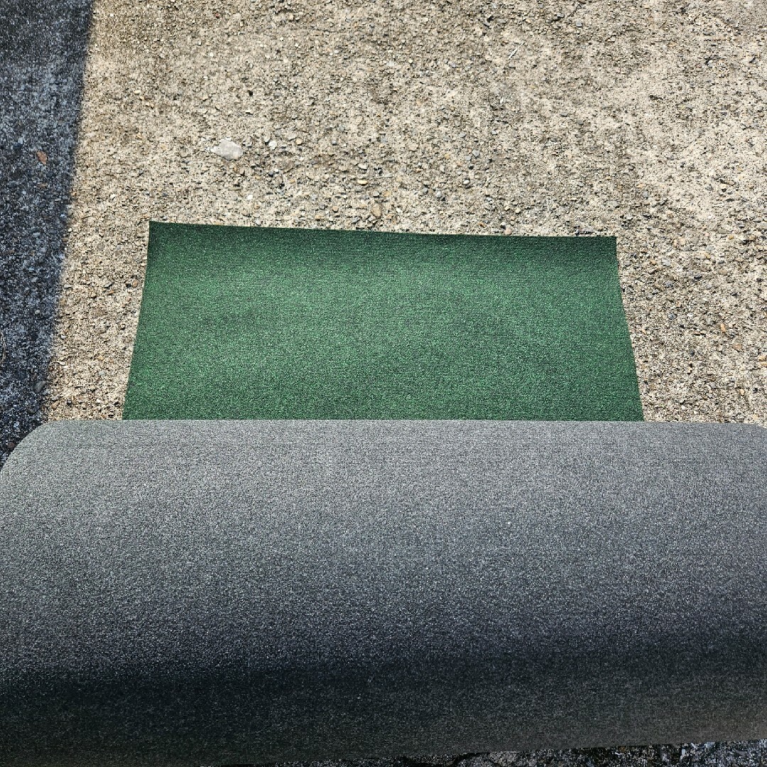 【新品】防草シート不織布(グリーン)　巾1m×35m 厚み4㎜ 1