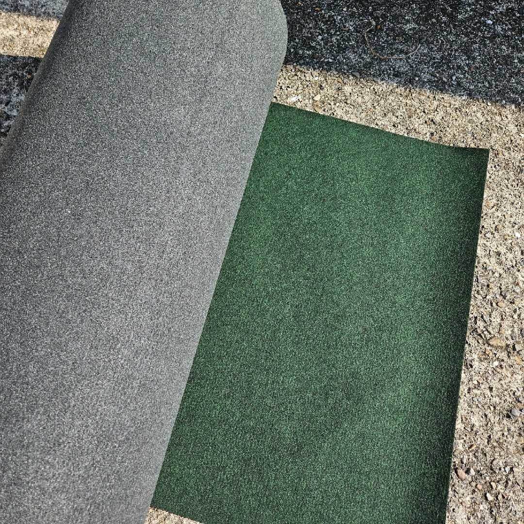 【新品】防草シート不織布(グリーン)　巾1m×35m 厚み4㎜ 2