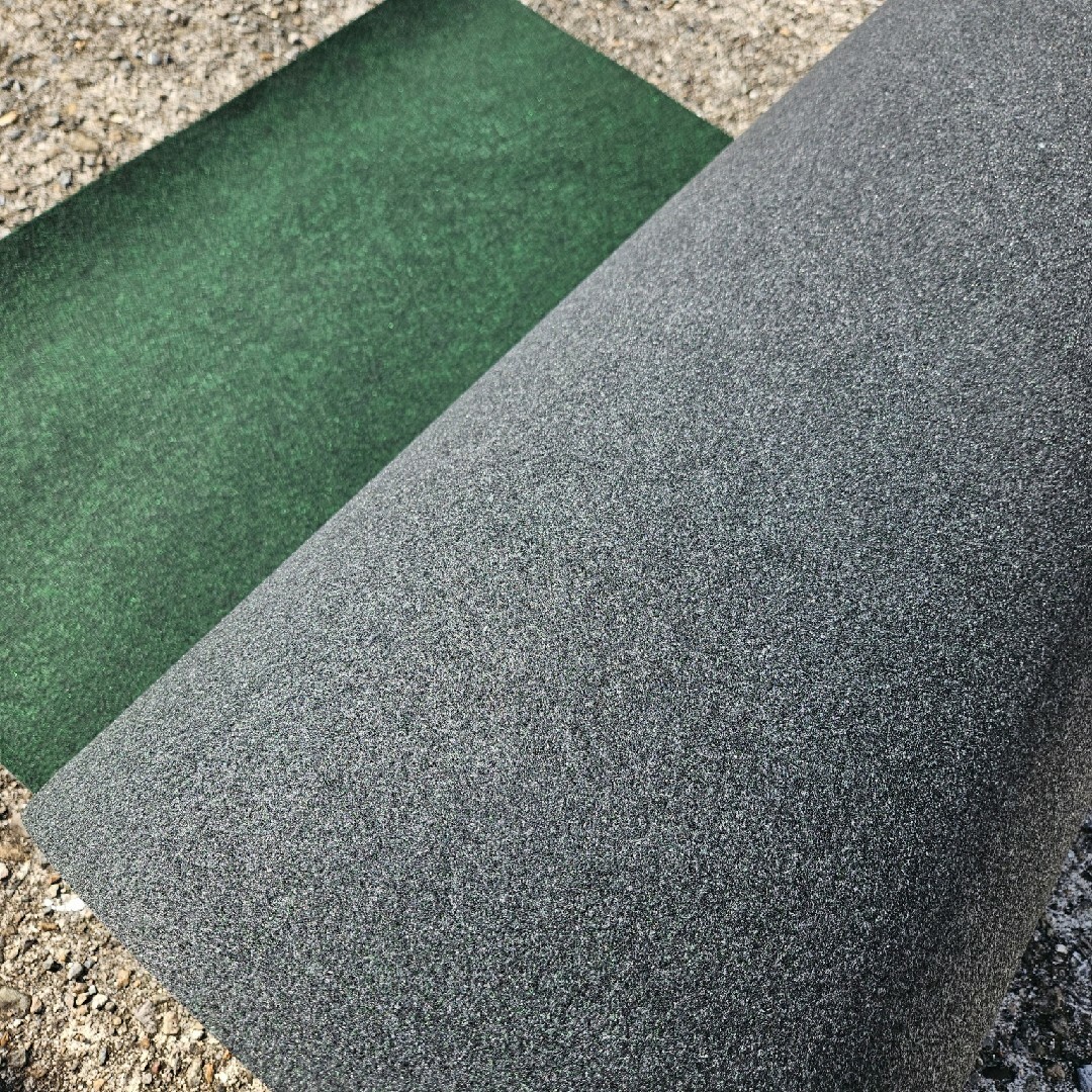 【新品】防草シート不織布(グリーン)　巾1m×35m 厚み4㎜ 4