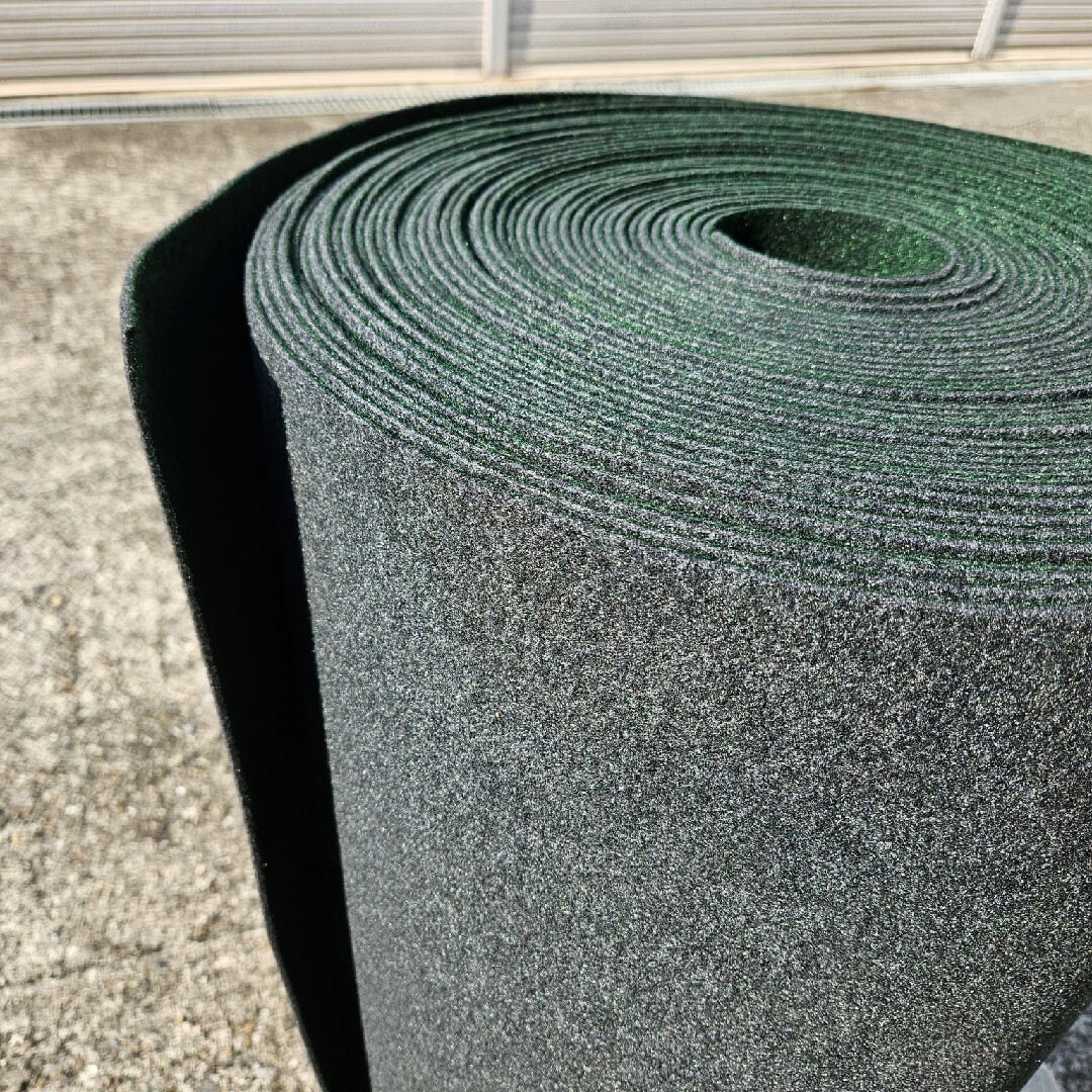 【新品】防草シート不織布(グリーン)　巾1m×35m 厚み4㎜ 8