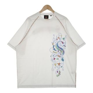 シュプリーム(Supreme)のSUPREME シュプリーム 23SS Coogi クージー Raglan S/S Top ラグラン ショートスリーブトップ 刺繡 Tシャツ ホワイト Size XL(Tシャツ/カットソー(半袖/袖なし))