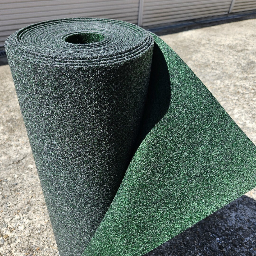 【新品】防草シート不織布(グリーン)巾1m×10m 厚み4㎜